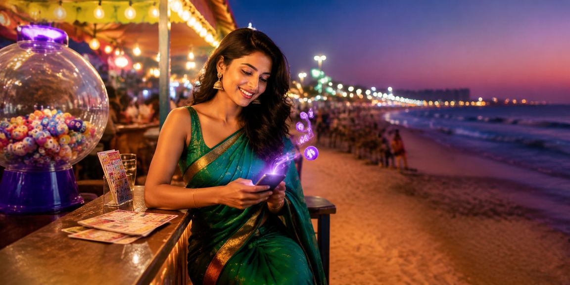 Live casino dealer running a table game in India